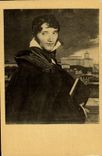 VINTAGE POSTCARD Ingres Portrait Of the Painter Granet Aix Museum Of Beautiful arts