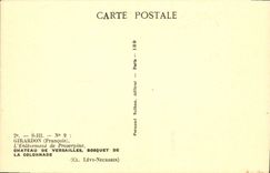 VINTAGE POSTCARD Girardon Removal De Proserpine Castle De VersaillesBosquet Of the Colonnade