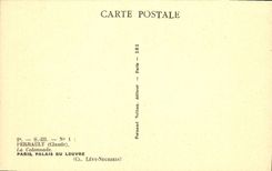 CPA Perrault La Colonnade Paris Palais Du Louvre