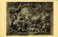 VINTAGE POSTCARD Brown Frank the Count Conquise For Versailles Plaford Of the Gallery Of the Ices Of the Palate