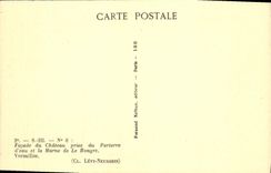 VINTAGE POSTCARD Frontage Of the Castle Taken Of the Water Floor And the Marne Of Hongre Versailles