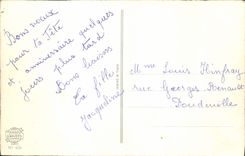 CPA Fantaisie Fleurs Oiseau