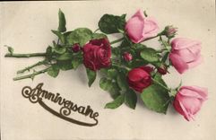 CPA Fantaisie Fleurs 