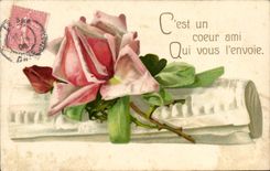 CPA Fantaisie Fleurs 