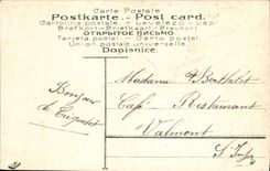 CPA Fantaisie Fleurs Main