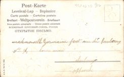 CPA Fantaisie Fleurs Trefles