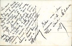 VINTAGE POSTCARD Fantasy Flowers Canon Militaria