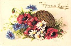 CPA Fantaisie Fleurs 