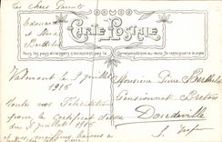 CPA Fantaisie Fleurs Santon