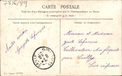 CPA Fantaisie Fleurs Main