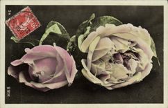 CPA Fantaisie Fleurs 