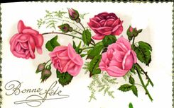 CPA Fantaisie Fleurs 
