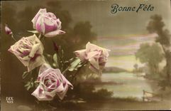 CPA Fantaisie Fleurs 