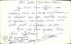 CPA Fantaisie Fleurs Oiseau