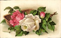 CPA Fantaisie Fleurs 