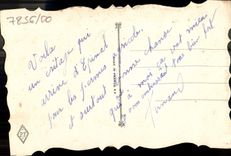 VINTAGE POSTCARD Fantasy Flowers Hearts