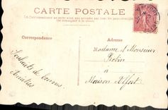 CPA Fantaisie Fleurs Colombes