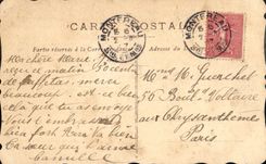 VINTAGE POSTCARD Brodee Fantasy Flowers Hand