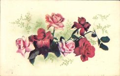 CPA Fantaisie Fleurs 