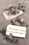 CPA Fantaisie Fleurs 