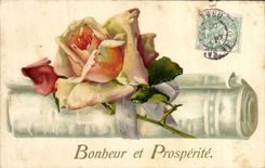 CPA Fantaisie Fleurs