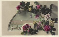 CPA Fantaisie Fleurs