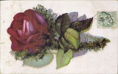 CPA Fantaisie Fleurs