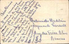 CPA Fantaisie Fleurs Trefles