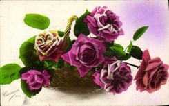 CPA Fantaisie Fleurs 