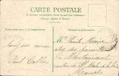 CPA Fantaisie Fleurs Corne d'abondance