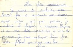 VINTAGE POSTCARD Fantasy Flowers Bird