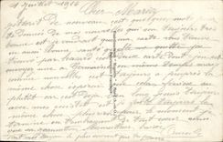 CPA Fantaisie Fleurs Drapeau Canon Militaria 