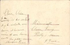 VINTAGE POSTCARD Fantasy Flowers Woman