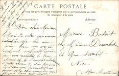 CPA Fantaisie Fleurs Dieppe Bateau