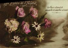 CPA Fantaisie Les Fleurs de l'amitie