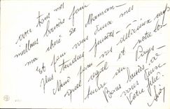 CPA Fantaisie Fleurs Bonne fete maman