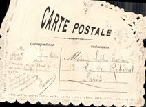 VINTAGE POSTCARD Brodee Fantasy Flowers