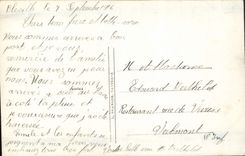 VINTAGE POSTCARD Fantasy Flowers Woman