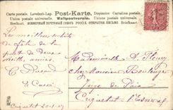 CPA Fantaisie Fleurs Colombes Trefles