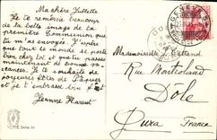 CPA Fantaisie Fleurs Muguet Femme Enfant