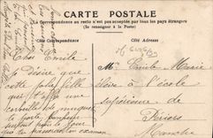 VINTAGE POSTCARD Fantasy Flowers Lily of the valley Woman