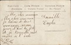 VINTAGE POSTCARD Fantasy Flowers Lily of the valley Child