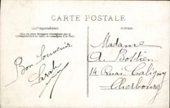 VINTAGE POSTCARD Fantasy Flowers Lily of the valley Woman