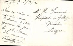 VINTAGE POSTCARD Fantasy Flowers Woman