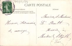 Niños de flores de la fantasía de la POSTAL de la VENDIMIA