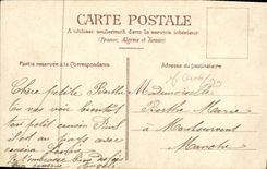 Flores de la fantasía de la POSTAL de la VENDIMIA