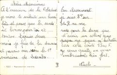 Flores de la fantasía de la POSTAL de la VENDIMIA