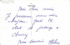 Flores de la fantasía de la POSTAL de la VENDIMIA