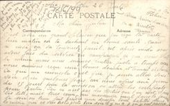 Flores de la fantasía de la POSTAL de la VENDIMIA