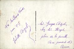 Flores de la fantasía de la POSTAL de la VENDIMIA